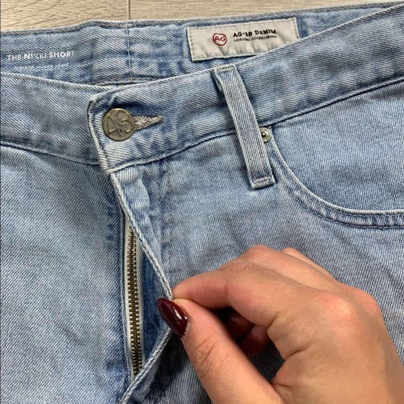 AG The Nikki Relaxed Skinny Bermuda Jean Shorts - Picture 5 of 12